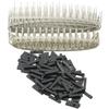 100 Pairs 2.54mm Terminals Connector Jumper Wire Cable Pin Male and Female 2.54mm and 100PCS 1x1p for Dupont Connector Housing Female Pin Connectors Housing Jumper view 3