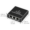 Upgrade Ethernet Splitter 1 to 3 High Speed 1000Mbps, LAN with USB Power Cable, RJ45 for Cat5/5e/6/7/8 Cable Gigabit Internet [3 Devices Simultaneously Networking] (Gigabit Ethernet Spltter 1 to 3) view 2