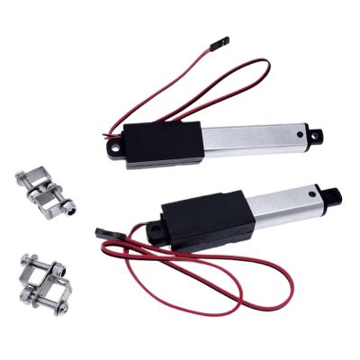 RSTDRMOC 1pcs 30mm 50mm Stroke Linear Actuator DC 12V Linear Actuator Motor 30N/60N/100N Linear Motor Controller mini(12V-50mm-60N)