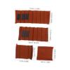 CONGARTENO 4pcs Photography Bag Dividers Camera Bag Inserts Stick Camera Pouch Dividers Brown Diy Partition for Dslr Gear Polyester view 2