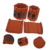 CONGARTENO 4pcs Photography Bag Dividers Camera Bag Inserts Stick Camera Pouch Dividers Brown Diy Partition for Dslr Gear Polyester view 4