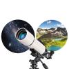 131X Telescope, 80mm high-Definition refracting Telescope for Astronomy, Entry-Level Telescope with Tripod view 2