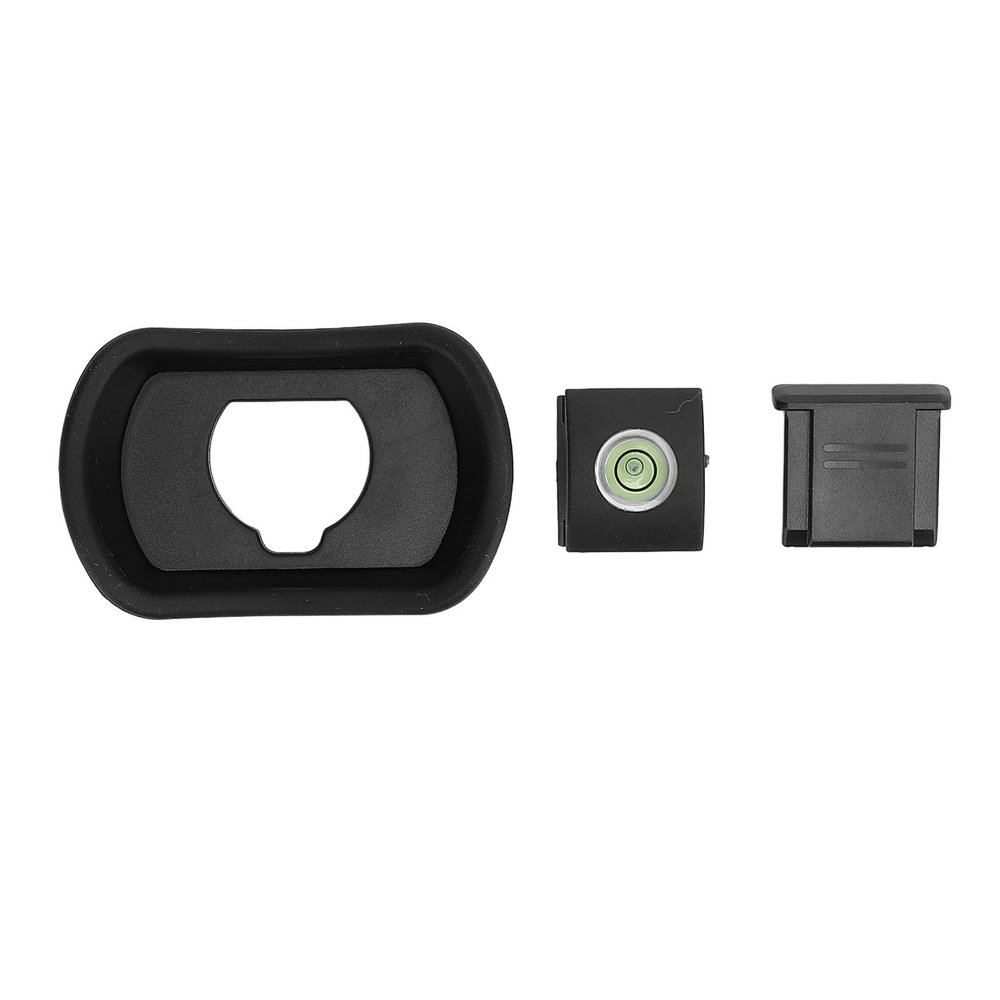 Pilipane 3 Pcs Set Camera Viewfinder Eye Cup Hot Shoe Cover and Bubble Level for GFX100II 100 XH1 XH2S GFX50S X T5 T4 T2 T