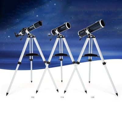 Focal Length 660Mm, Full Surface Coating, Portable Refractor Telescope Fully Coated Glass Optics Ideal Telescope for Beg