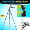 90MM Telescope for Adults and Kids 8+: 150X High Powered Astronomical Portable Refracting FMC Beginners Explorer Scope Toys for Girls Boys 8-12 Xmas Gift Travel Stars Gazing w Professional Tripod view 4