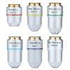 1pc 195 Plan Achromatic Objective Lens 4X 10X 20X 40X 60X 100X Biological Microscope RMS Thread 160/0.17 195mm(20X) view 2