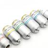 1pc 195 Plan Achromatic Objective Lens 4X 10X 20X 40X 60X 100X Biological Microscope RMS Thread 160/0.17 195mm(20X) view 3