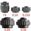 1pc 0.3X 0.35X 0.4X 0.5X 1X Adapter Lens 38mm to C-Mount Connector Trinocular Stereo Microscope Tube for Digital Camera Focusing(1X 0.35X) view 3