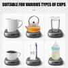 Beverage Heating Plate Candle Wax Cup Warmer Electric Thermostat Coasters for Milk Water Desk Home view 2