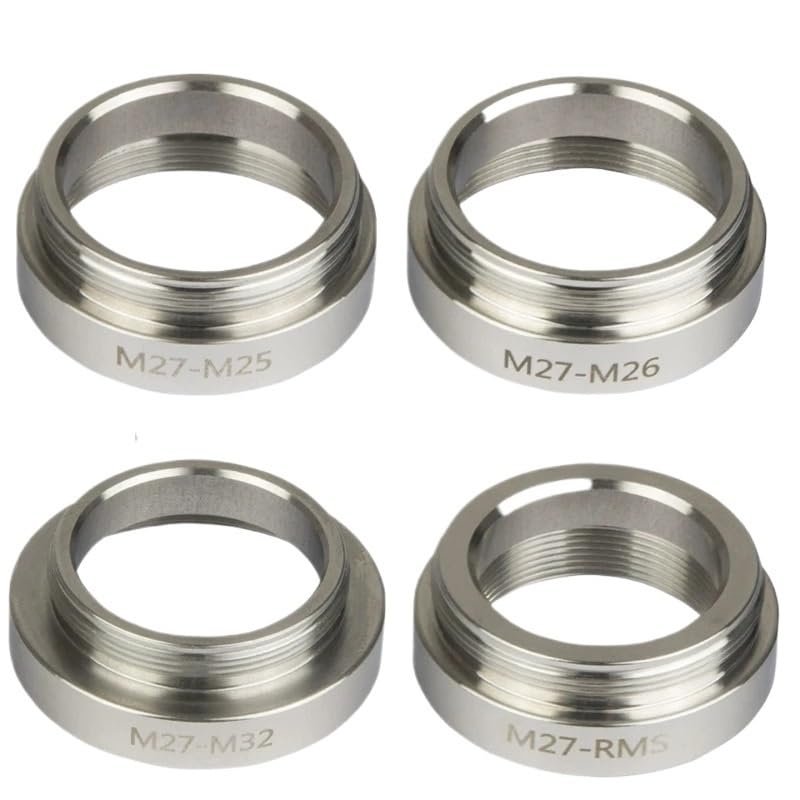 1pc M27-RMS M27-M25 M27-M26 M27-M32 Metallographic Objective Converter Adapter Ring Microscope Accessories(M27-M25)