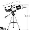 Refraction Astronomical Telescope with Portable TripodMonocular Telescopio Space Observation Scope Outdoor view 3