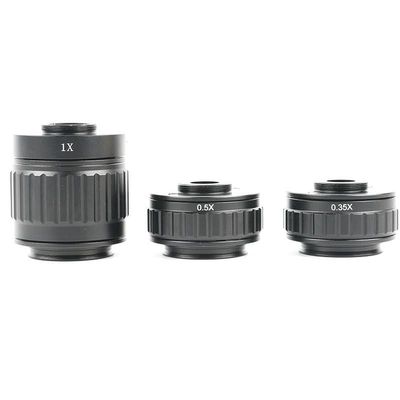 1pc C Mount Adapters Lens 0.35X 0.5X 1X CTV for Trinocular Stereo Microscope 38MM Interface Microscope Camera Adapter Ring(0.3X)