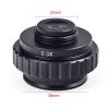 1pc C Mount Adapters Lens 0.35X 0.5X 1X CTV for Trinocular Stereo Microscope 38MM Interface Microscope Camera Adapter Ring(0.3X) view 2