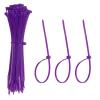 YELARXI Zip Ties Plastic Cable Ties, Self-Locking Wire Zip Tie 6 Inch Fit for Home Garden Office Workshop Travel - (100 Pack, Purple) view 1