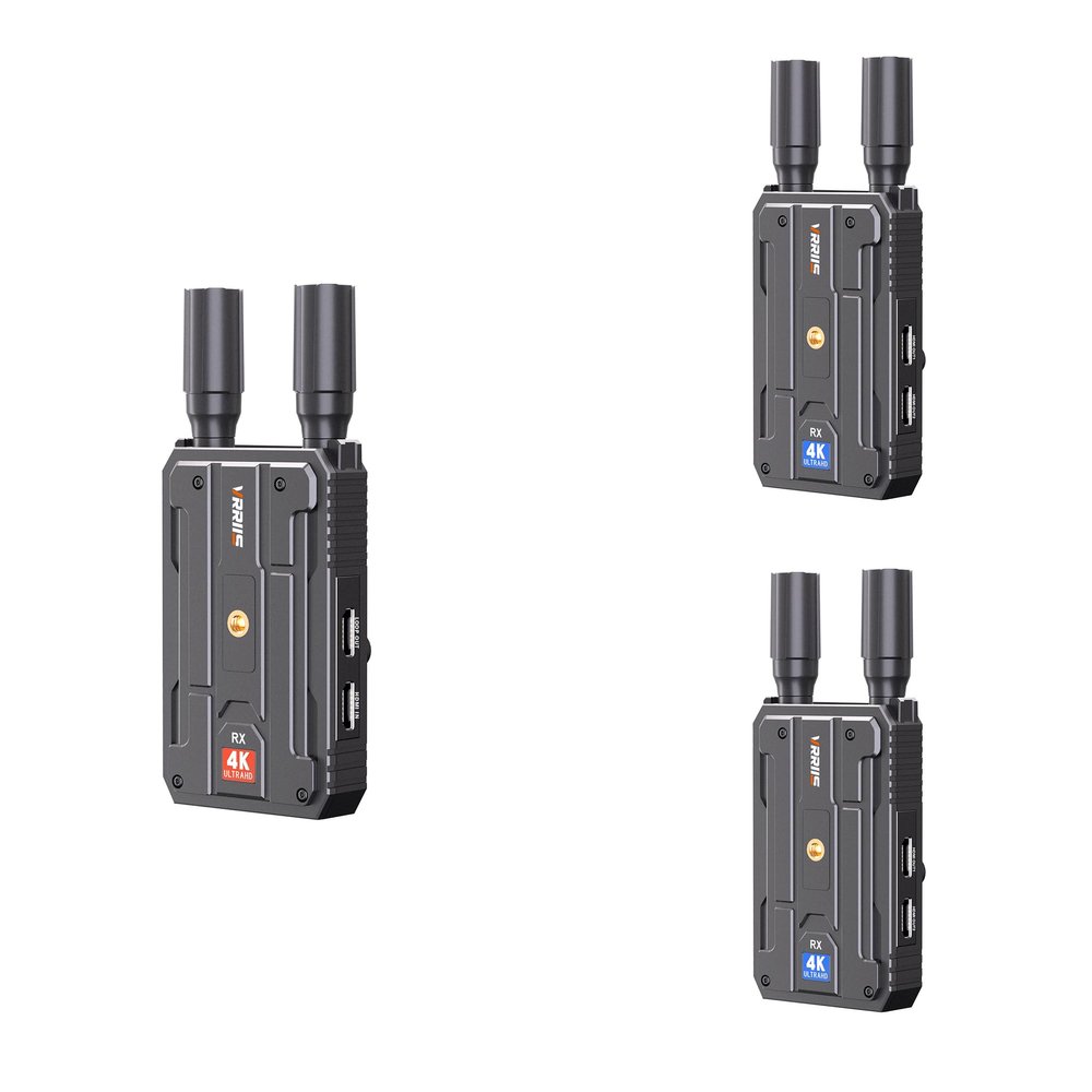 Wireless HDMI Transmitter and 2 Receivers,Plug&Play 1300FT Los Range 4K Wireless HDMI Extender with 0.1S Latency,5G Wireless Video Transmission System for Streaming from DSLR/PC/Laptop to TV/Monitor