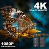 Wireless HDMI Transmitter and 2 Receivers,Plug&Play 1300FT Los Range 4K Wireless HDMI Extender with 0.1S Latency,5G Wireless Video Transmission System for Streaming from DSLR/PC/Laptop to TV/Monitor view 3