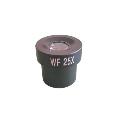 1pcs 2pcs WF25X Microscope Eyepiece 8mm Wide Field of View for 23.2mm Mount Port Biological Microscope(1pcs WF25X-23.2MM)