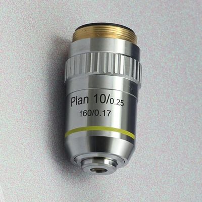 1pc Biological Microscope 195 Flat Plan Field Achromatic Objective Lens 4X 10X 20X 40X 60X 100X RMS Thread 160/0.17(10X B)