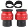 2PCS WF10X/24MM Stereo Microscope Eyepiece 10X High Eye Point Eyepiece Large Field of View Adjustable Mounting Size 30MM(White) view 1