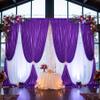 10ftx10ft Shimmer Purple Sequin Backdrop Curtain for Parties-2 Panels 5x10ft Thick Wrinkle Free Glitter Backdrop Drapes Photo Back Drop Curtains for Girl Birthday Wedding Photography Background view 4