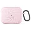ORNARTO Vortuxe for AirPods Pro 2 Case - 2X MIL-STD Drop Protection, Liquid Silicone Shockproof Cover with Carabiner, Sleek Aesthetic Case for AirPods Pro 2nd / 1st Generation-Chalk Pink view 1