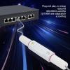 GOWENIC POE Extender, 500m Extension 1000Mbps Water Proof Outdoor POE Repeater with MD MDIX Auto Negotiation, for Cameras Doorbells Long Distance Network view 4