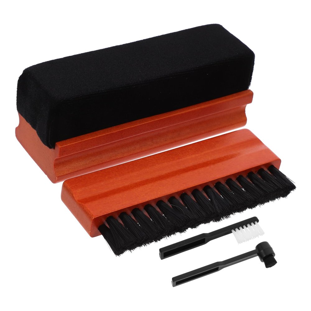 Beaupretty 4-Piece Vinyl Record Cleaning Kit Portable Brush Record Cleaner for Vinyl for Collectors