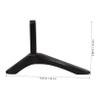 1Set Tv Stand for Tvs Tabletop Tv Support Holder Stable Bracket for Home Office and Hotel Use Up to Load Capacity Easy Installation view 2