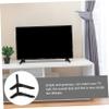 1Set Tv Stand for Tvs Tabletop Tv Support Holder Stable Bracket for Home Office and Hotel Use Up to Load Capacity Easy Installation view 3