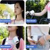 Car Clip On Fan With Led Display -360 Rotation,100 Speeds,1800mah Car Clip-OnFan,USB Rechargeable 360 Adjustable CarSeat Fan,Portable Car ClipOn Fans For Car,Office,Camping (Apricot) view 4