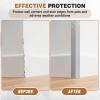 Gisafai 4 Pcs 1.5"x 1.5"x 48" Aluminum Diamond Plate Stair Nosing Non Slip Window Sill Nosing Plate Metal Staircase Ledge Guard Stair Edge Protector for Wall Edge Corner Guard Angle Silver view 3
