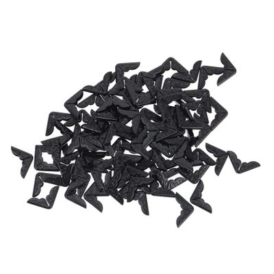 100Pcs Vintage Iron Corner Protectors for Books Scrapbooking Albums Triangle Covers Smooth Edge Design Elegant and Reliable Folder Protector
