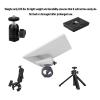 GOWENIC Satellite Tripod Adapter Mount, Ethernet Adapter Mount 1/4in-20 Thread Aluminum Alloy Antenna Tripod Pipe Holder with Fixed Structure for MINI Accessories view 4