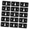 Yardwe 50pcs Wall Mount Speaker Bracket Rear Speaker Hook Mount Tidy Organizer view 1