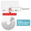 VCELINK RJ45 Surface Mount Box 1-Port, for Cat6 Keystone Jacks, 25-Pack view 3