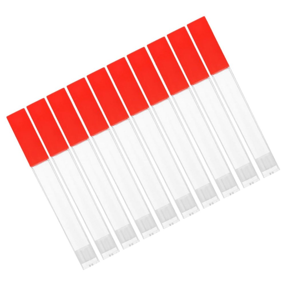10pcs Thermometer Storage Holder Portable Plastic Tubes for Thermometers Stylish and Versatile Organizers for Home and Travel Use Generous Capacity for Multiple Tools