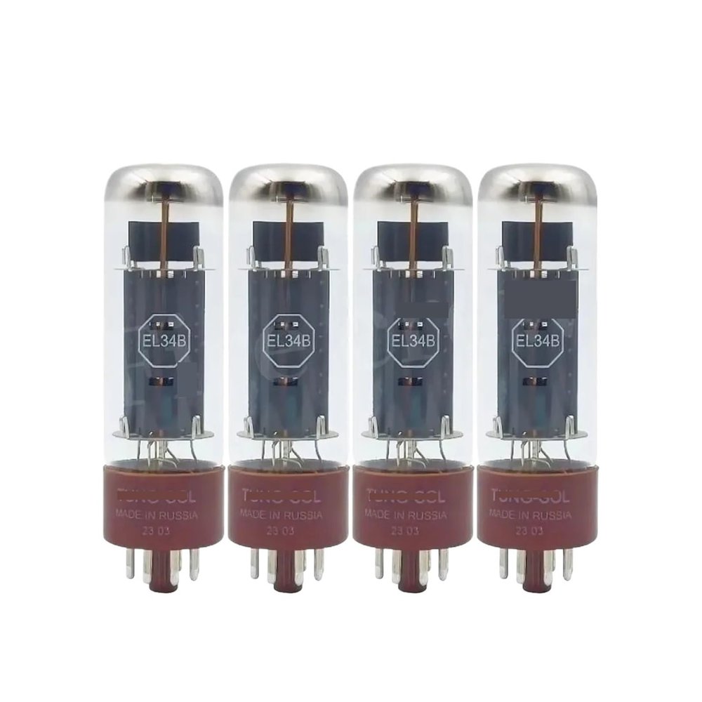 LHXEQJAM EL34B HiFi Audio Tube Amplifier Kit DIY(4pcs Matched Quad)