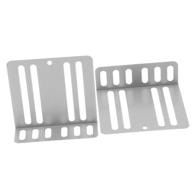 jojofuny 2pcs Car Audio Installation Bracket Durable Iron Mounting Frame for Cd DVD Player Easy Setup Secure Fit for Vehicles