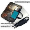 13 Inch Laptop Shoulder Bag For Men Women,Waterproof Briefcase Messenger Bag Deer Hunting Season Laptop Sleeve Bag W/Strap Handle view 3