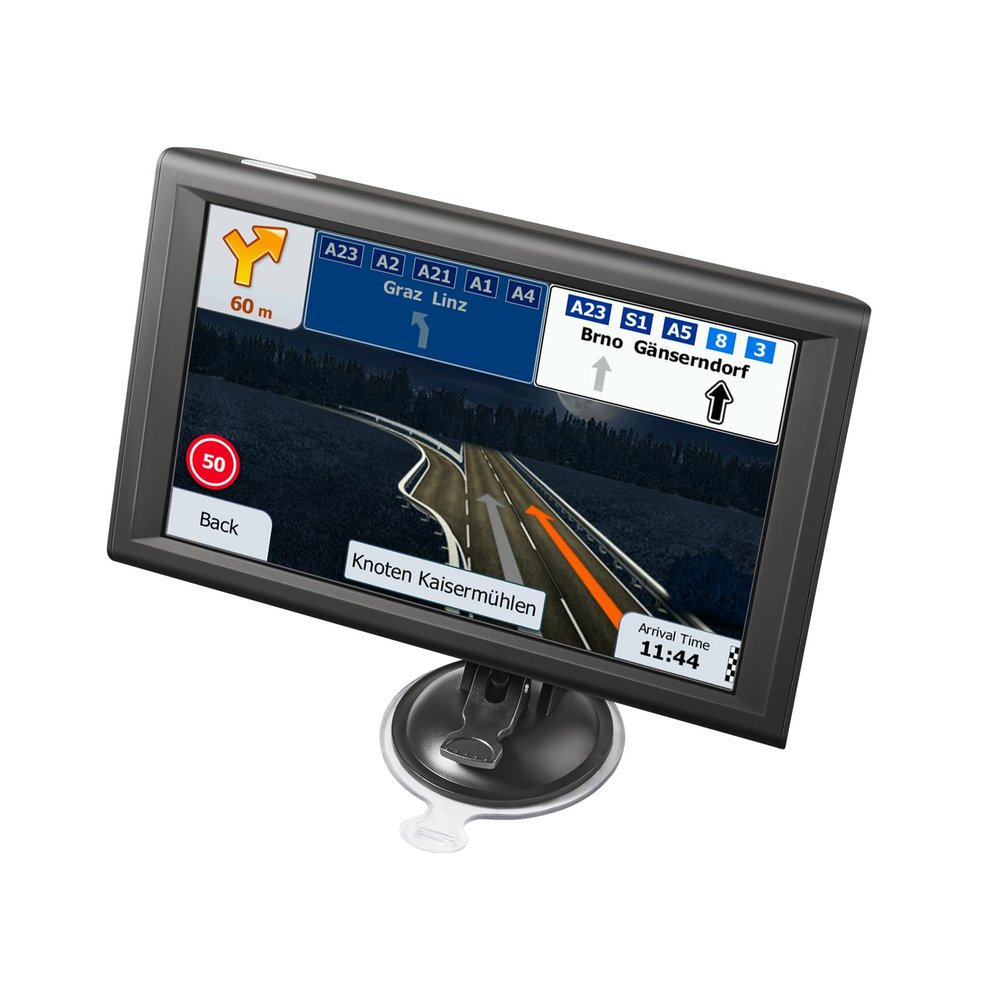 VEVOR GPS Navigator for Car, 9 inch Touch Screen 16GB GPS Navigation System with Built-in Dash Cam, Voice Turn-by-Turn Guidance, Speed and Red Light Warning, Custom Truck Routing, for Car Truck RV