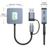 USB C Hubs Type C to 2 USB3.0 + 2 Type C Port for Laptop Desktop Phone Tablets Charging and Data Transfer view 4