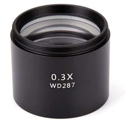 Microscope 0.3X 0.5X 0.7X 0.75X 1X 1.5X 2X Stereo Microscope Lens Accessories 48mm Thread(0.3X)