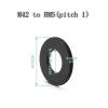 1pc Objective Adapter Ring M25 M26 M27 M32 M39 M42 RMS for Microscope(M42 to RMS-1) view 2