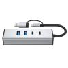 4 Port USB 3.2 Adapter with USB C Port 10Gbps Data Transfer Wide Compatibility for Laptops Tablets Smartphones and More view 4