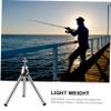 Fishing Tripod Light Holder 26cm Mini Silver Adjustable Stand view 2