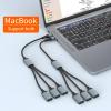 KEIYANA Type C to USB 2.0 Adapter Type-C Male to USB 2.0 Female Adapter Connectors for Laptop Computers view 3
