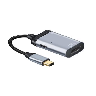 Multiports Type C Hubs Type C to VGA Adapter Supporting 8K DisplayPort 4K HDTV Video Output for Professional Use