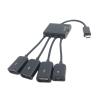 1 to 4 USB HUB MicroUSB/TypeC Charging Splitters Adapter Cable Easily Connection for Various Devices view 1