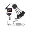 1 to 4 USB HUB MicroUSB/TypeC Charging Splitters Adapter Cable Easily Connection for Various Devices view 2