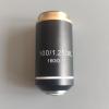 1pc Black Microscope Objective Lens Black Achromatic 4X 10X 20X 40X 60X 100X RMS 20.2mm Focus On Clear Imaging(100X) view 2